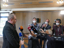 Abschlusspressekonferenz der Deutschen Bischofskonferenz (Foto: Karl-Franz Thiede)